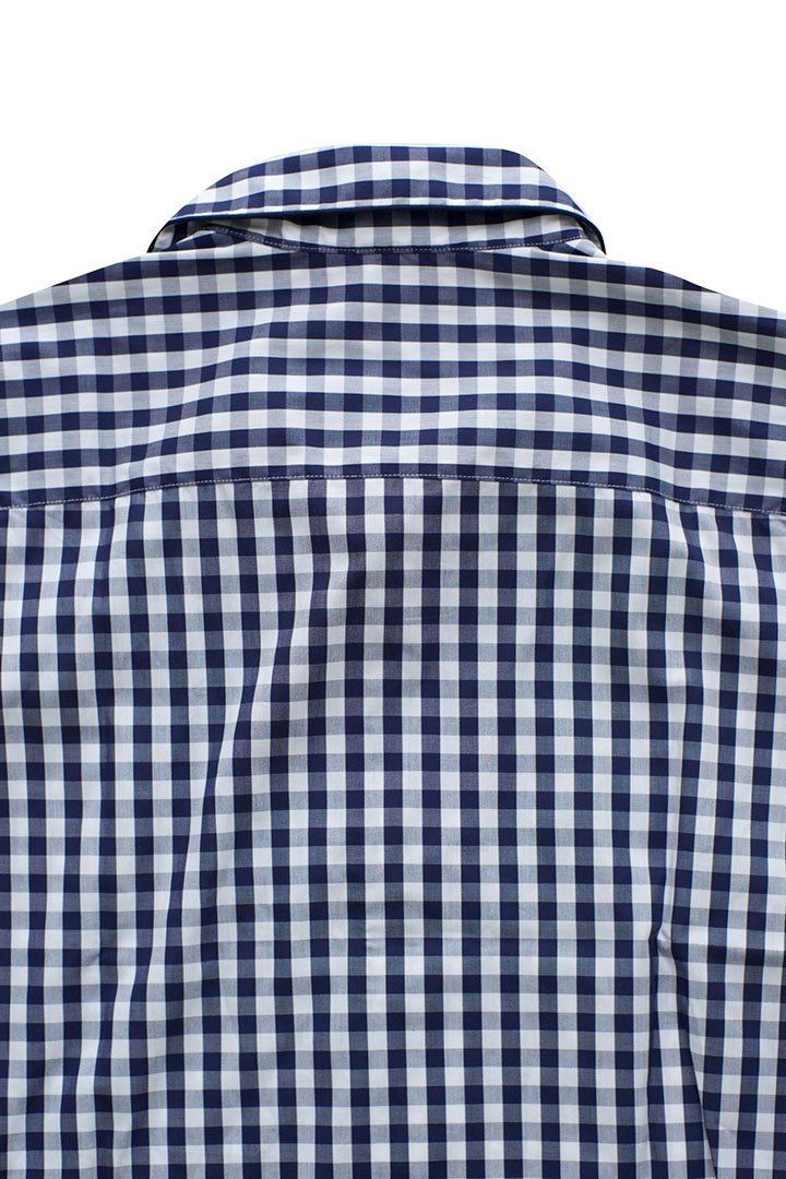 SLEEPY JONES - HENRY PAJAMA SHIRT -LARGE GINGHAM NAVY
