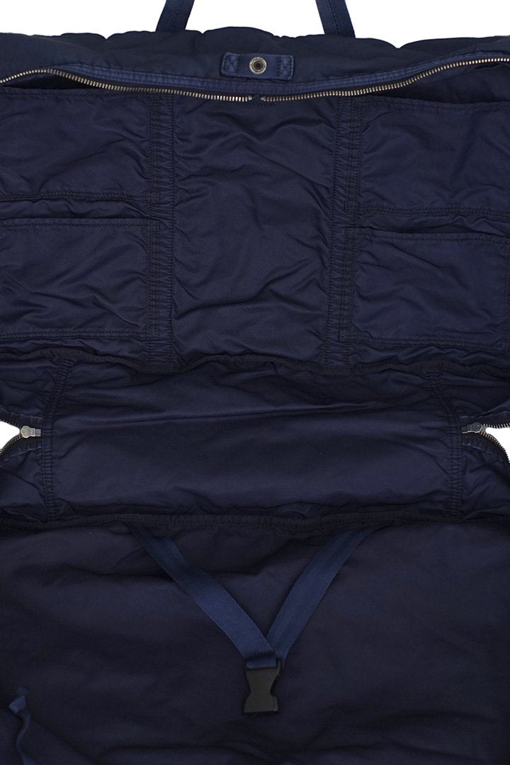 Porter Classic - SUPER NYLON TRAVEL BOSTON (M) - INDIGO BLUE