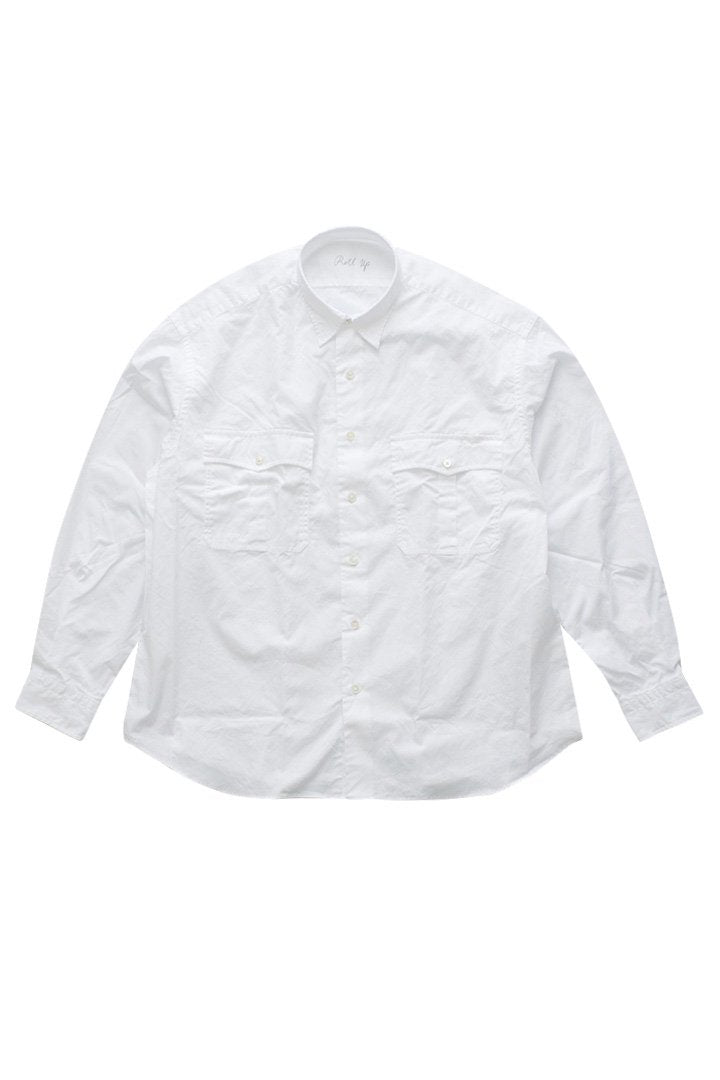 Porter Classic - ROLL UP SHIRT - WHITE
