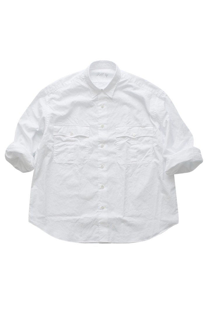 Porter Classic - ROLL UP SHIRT - WHITE