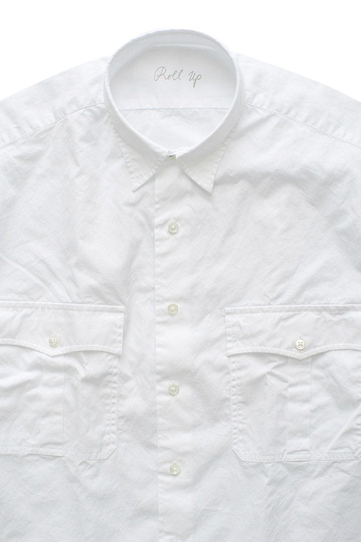 Porter Classic - ROLL UP SHIRT - WHITE
