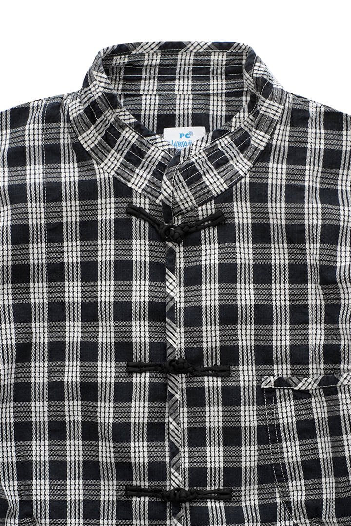 Porter Classic ★★★ - PALAKA CHINESE JACKET - BLACK - EXCLUSIVE