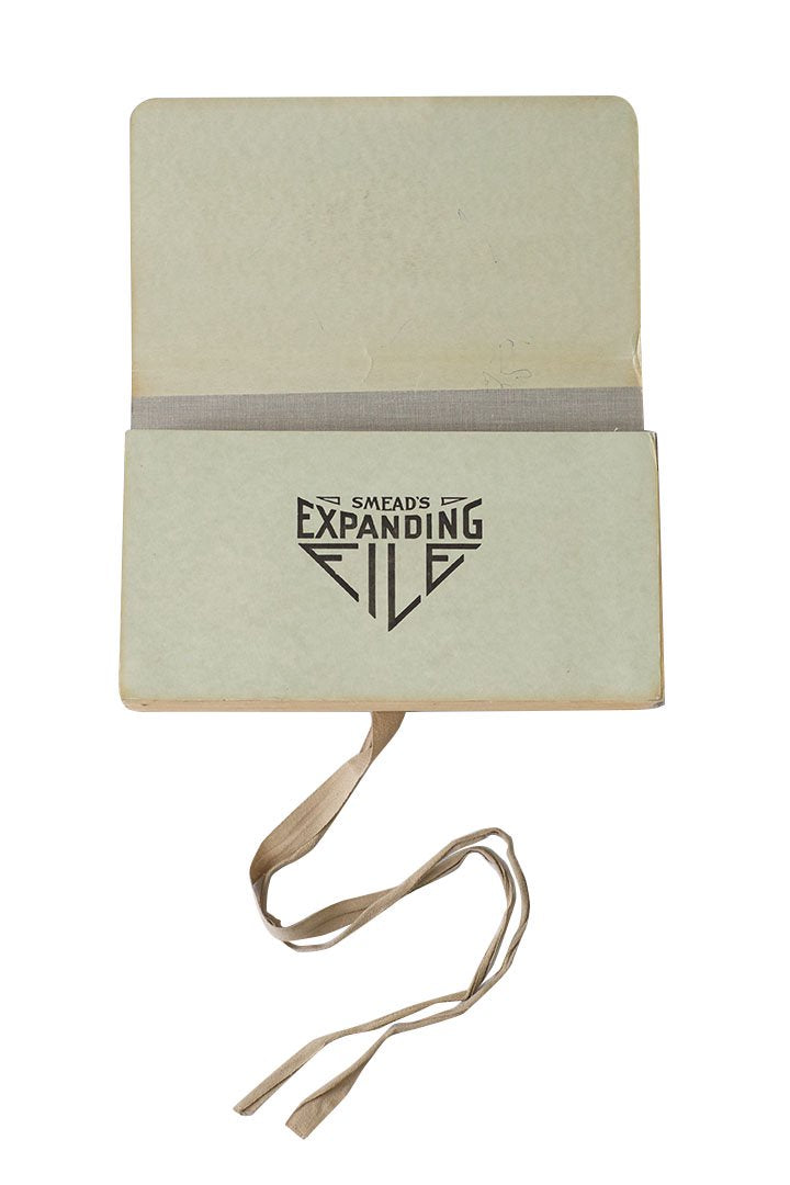 MID CENTURY MADE IN USA VINTAGE EXPANDING DOCUMENTS FOLDER - 4