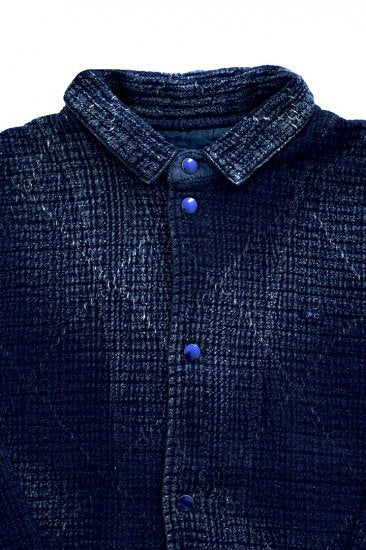 Porter Classic - SASHIKO SHIRT JACKET - BLUE