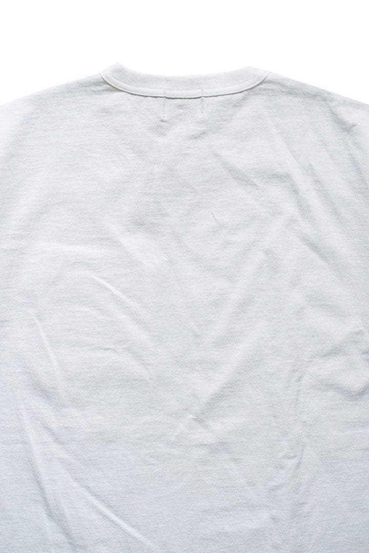 Nigel Cabourn woman - WIDE SILHOUETTE T-SHIRT- WHITE