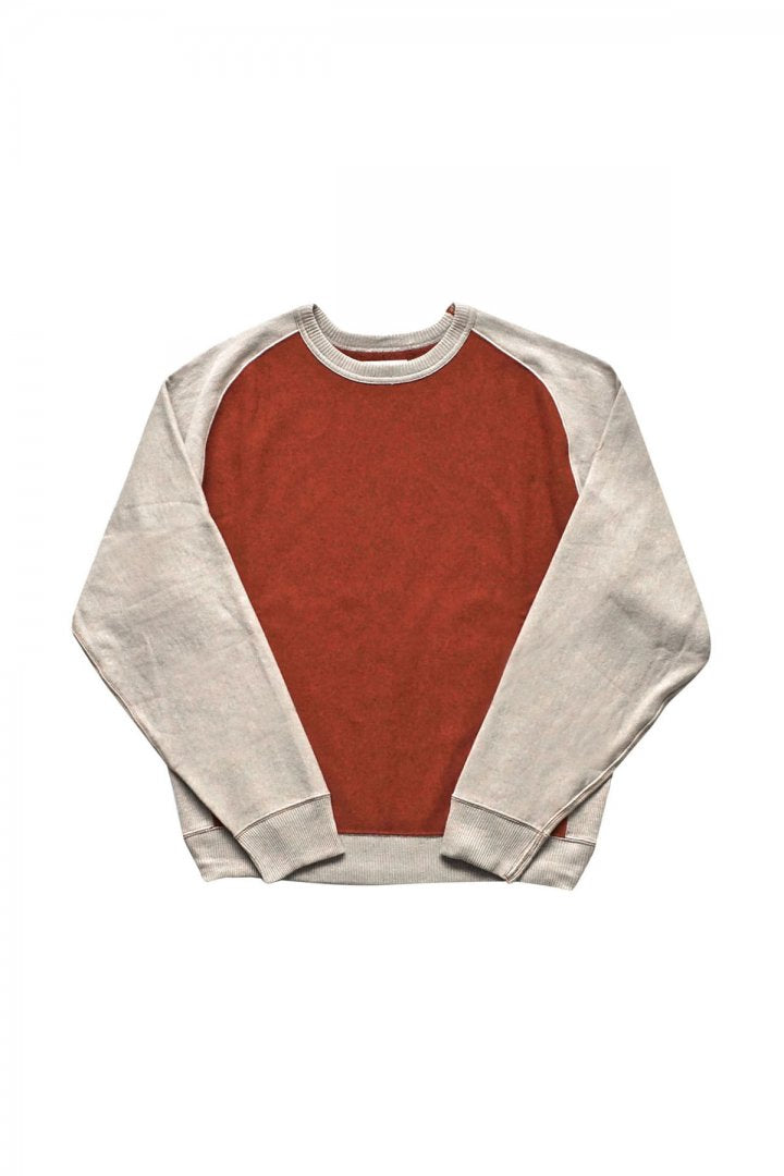 OLD JOE ★★★ - EXCLUSIVE TWO-TONE CREW SWEAT SHIRTS - COPPER x MIST