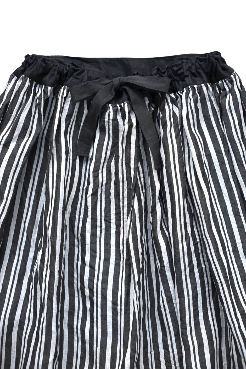 Nigel Cabourn woman - WORKERS SKIRT LINEN HICKORY - NAVY