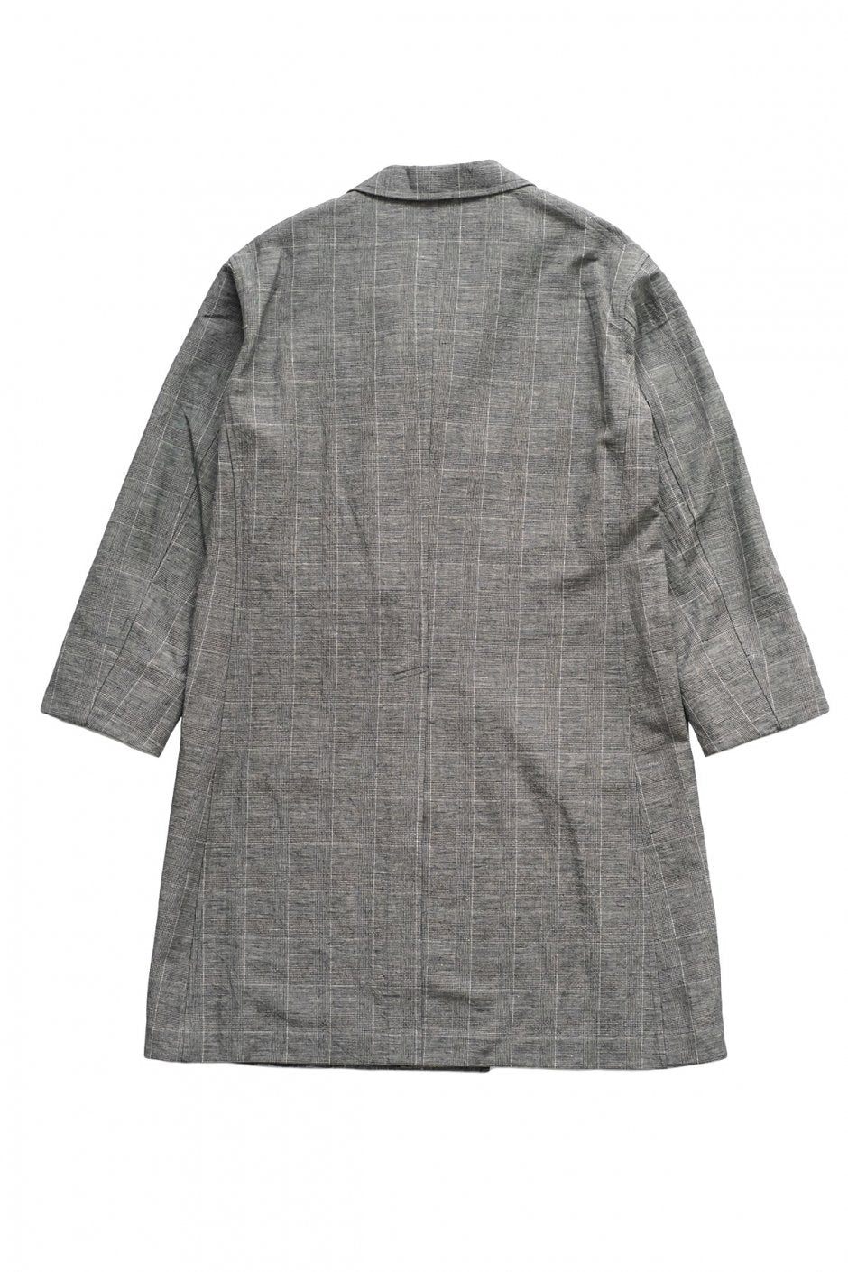 OLD JOE - DOUBLE BREASTED DUSTER COAT - GLEN CHECK