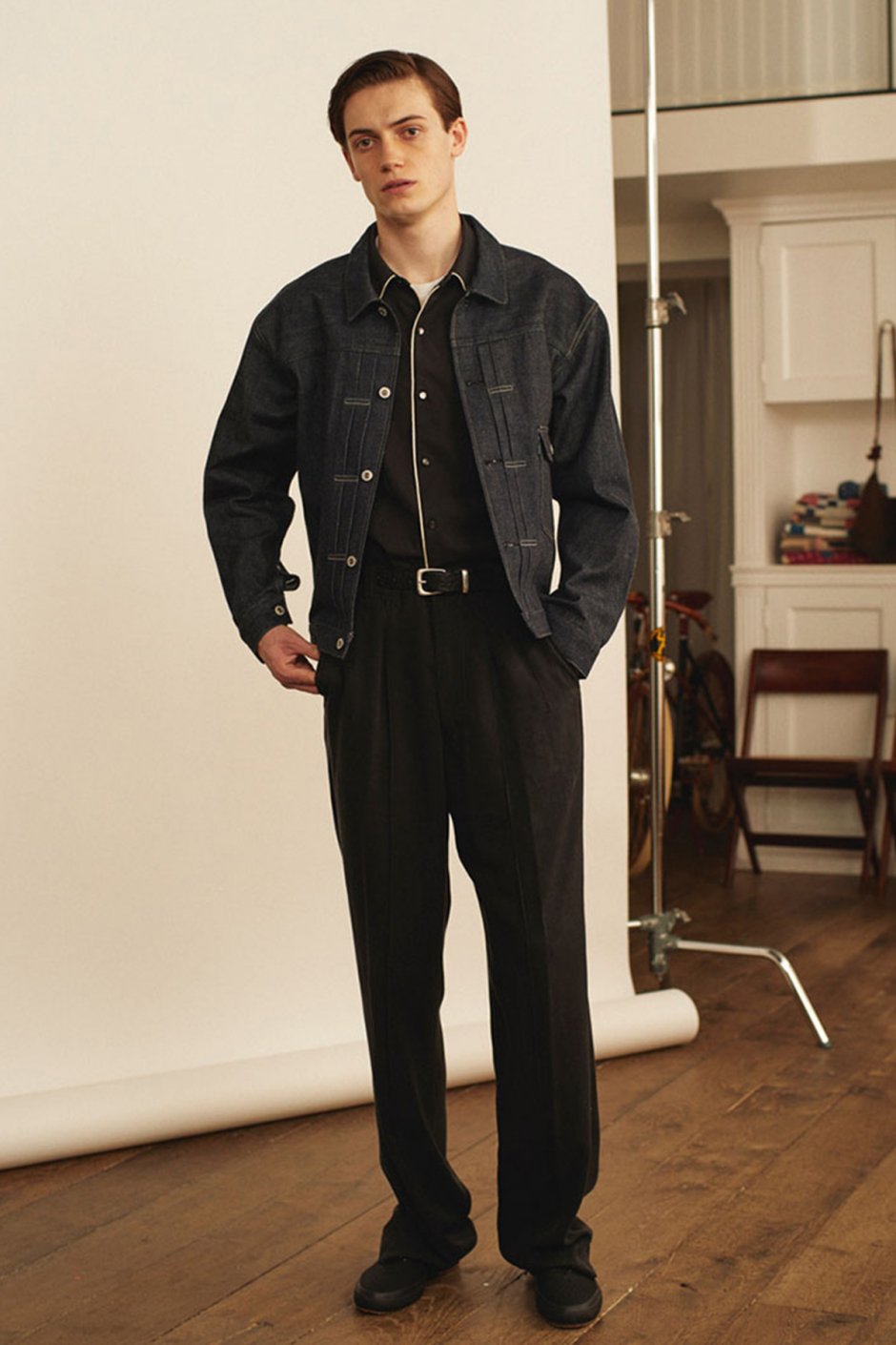 OLD JOE - PIPING CLUB SHIRTS - MIST