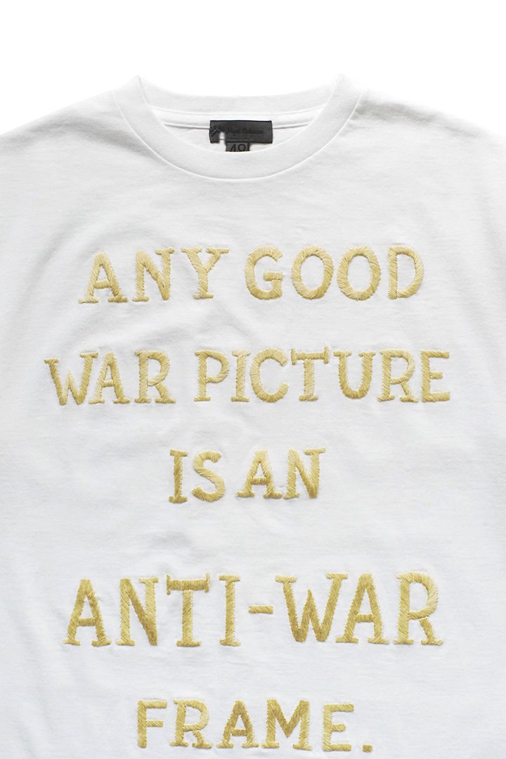 Nigel Cabourn - VIETNAM EMBROIDERY T-SHIRT - WHITE