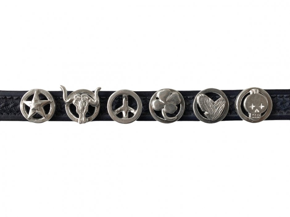 CONCHO CLASSIC - SILVER BULLHORN CONCHO(POWER)