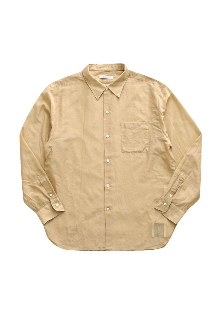 OLD JOE - SIMPLE SMALL COLLAR SHIRTS - BISQUE