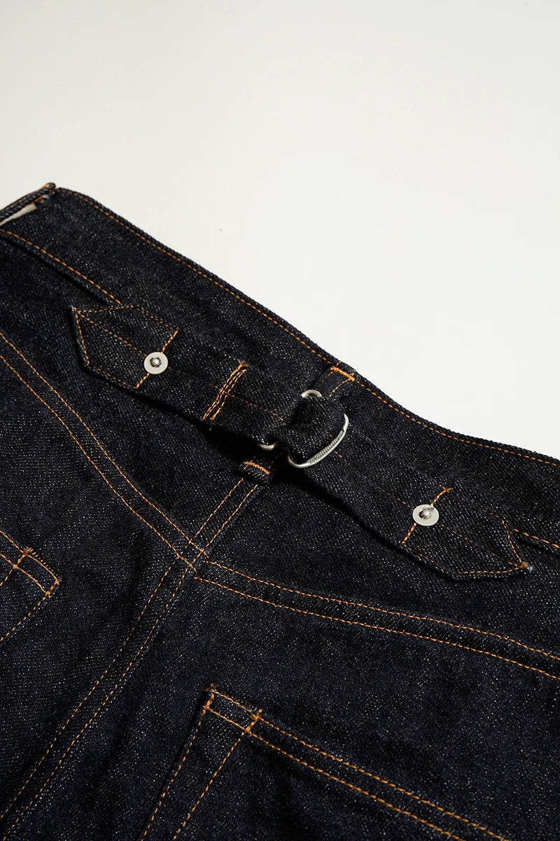 ◯ Nigel Cabourn woman - WIDE STRAIGHT 5PK PT DENIM - INDIGO