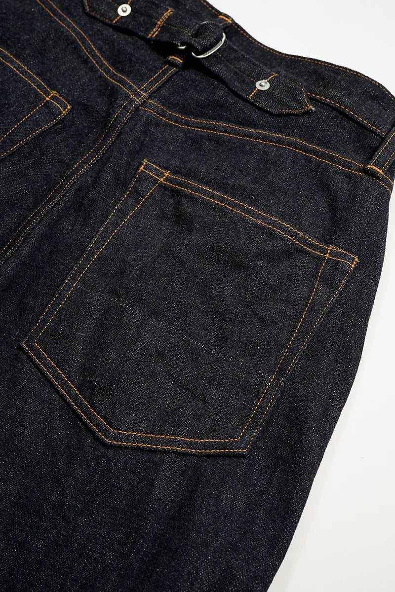 ◯ Nigel Cabourn woman - WIDE STRAIGHT 5PK PT DENIM - INDIGO