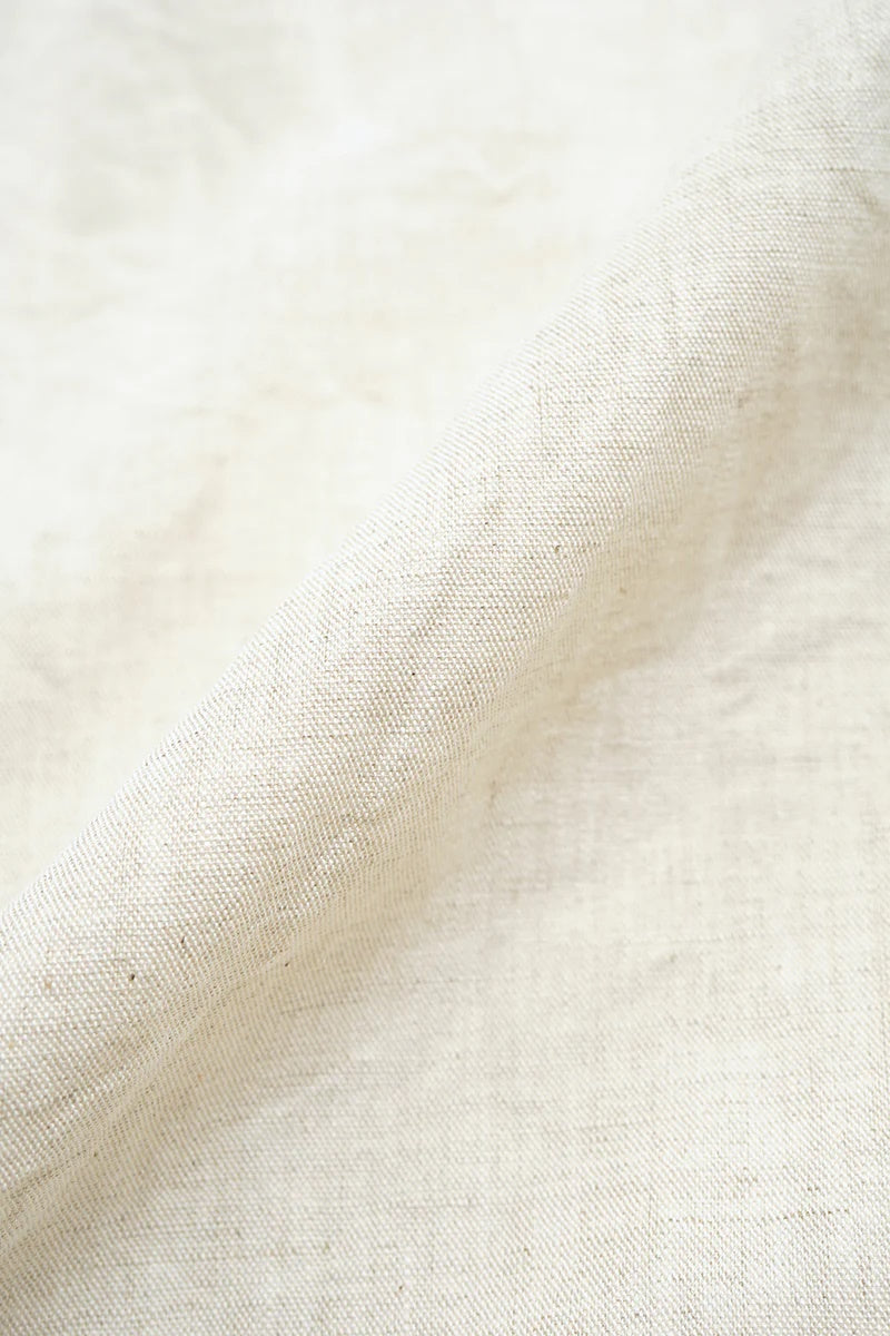 ◯ Nigel Cabourn woman - GATHER COLLAR BLOUSE C/L - IVORY