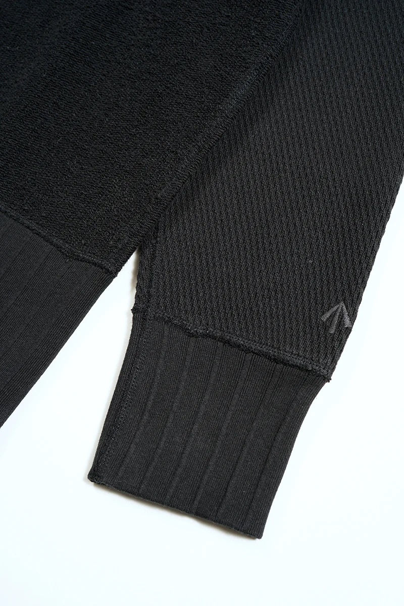 ◯ Nigel Cabourn woman - ARMY CREW JERSEY - BLACK