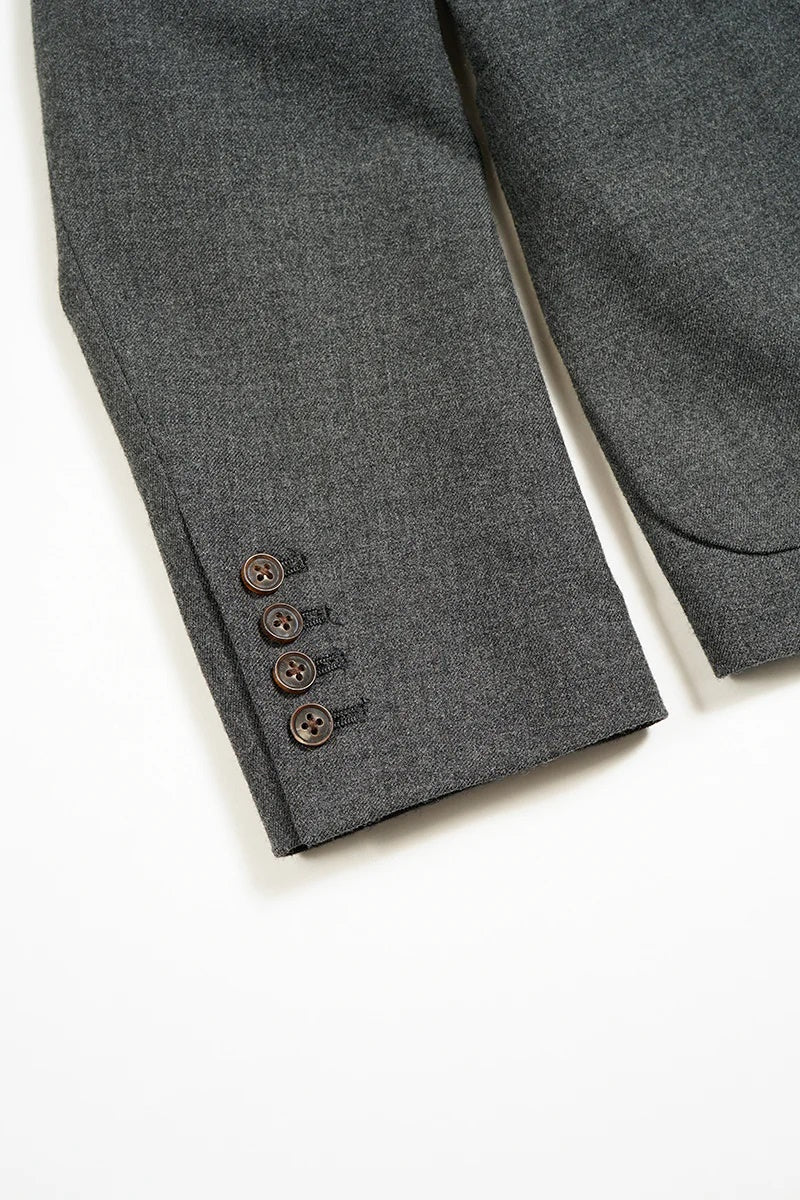 ◯ Nigel Cabourn woman - GENTLEMANS DB JACKET - CHARCOAL GRAY