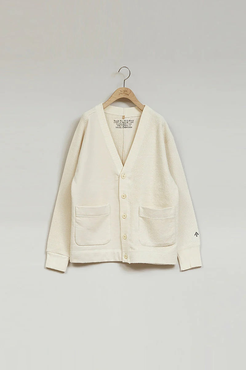 ◯ Nigel Cabourn woman - ARMY JERSEY MIX C/D - IVORY