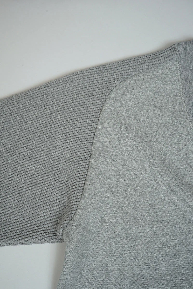 ◯ Nigel Cabourn woman - ARMY JERSEY MIX C/D - GRAY