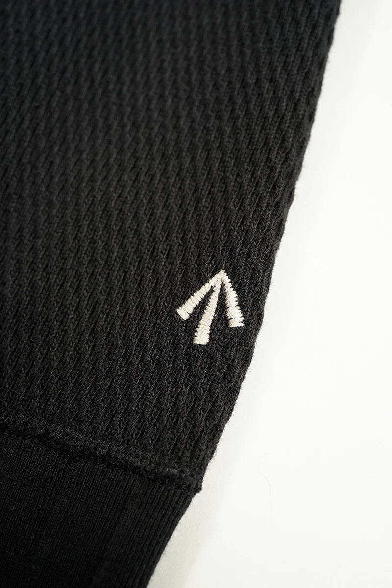 ◯ Nigel Cabourn woman - ARMY JERSEY MIX C/D - BLACK