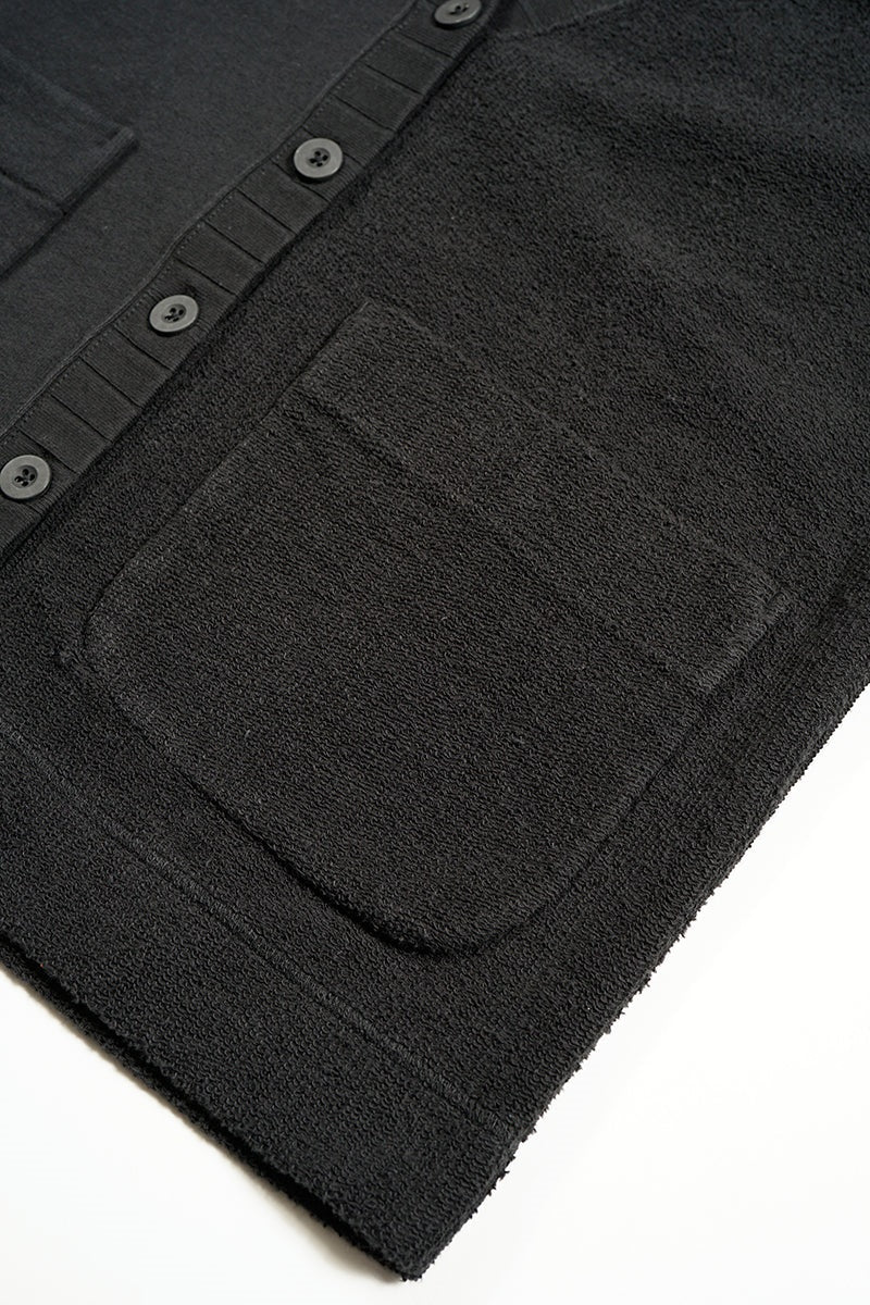 ◯ Nigel Cabourn woman - ARMY JERSEY MIX C/D - BLACK