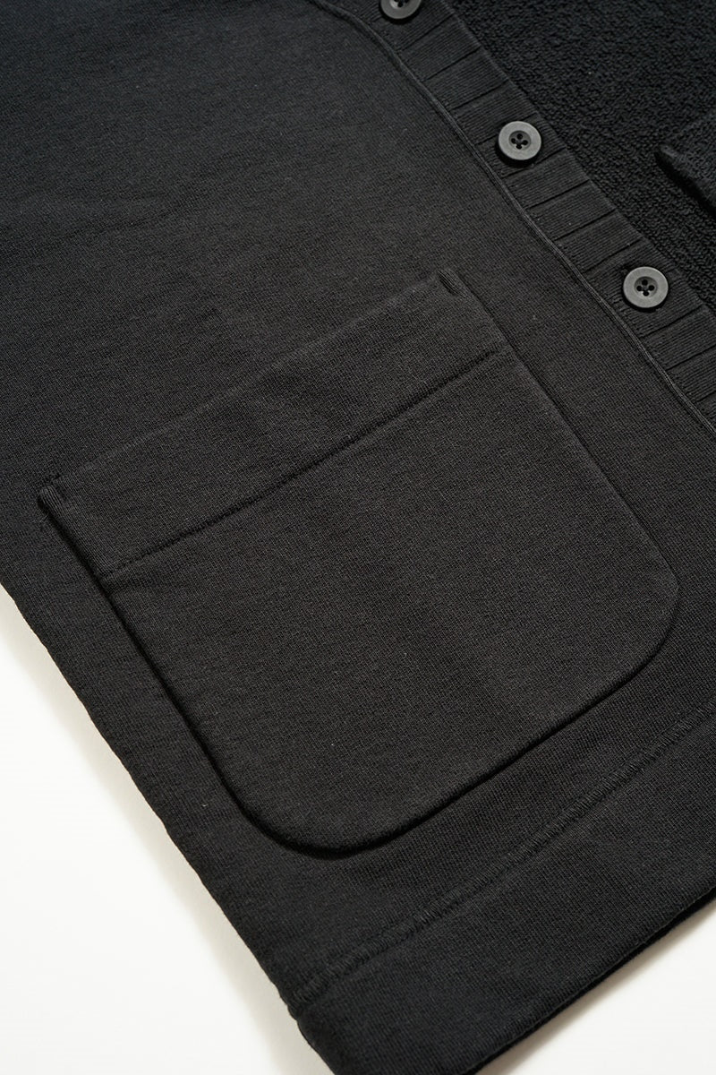 ◯ Nigel Cabourn woman - ARMY JERSEY MIX C/D - BLACK