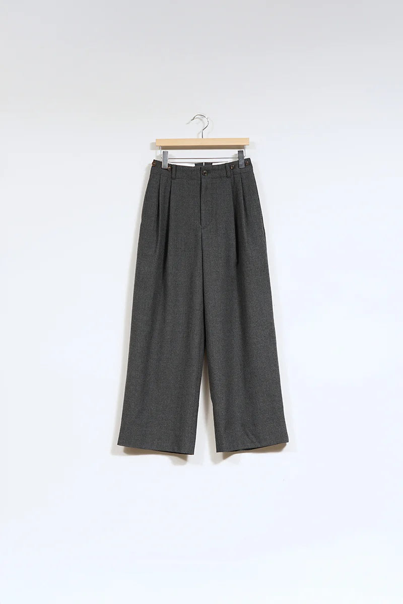 ◯ Nigel Cabourn woman - GENTLEMANS PT WOOL SERGE - CHACOAL GRAY