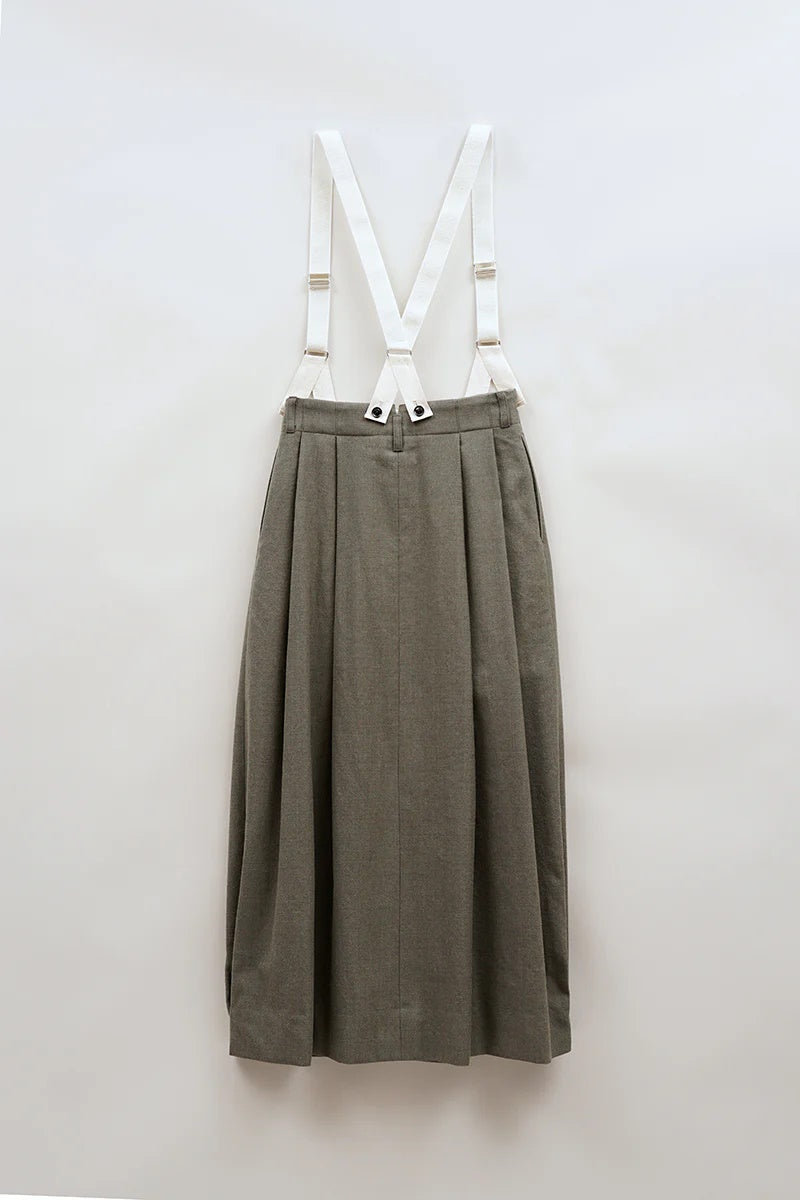 ◯ Nigel Cabourn woman - GENTLEMANS SKIRT - BROWN