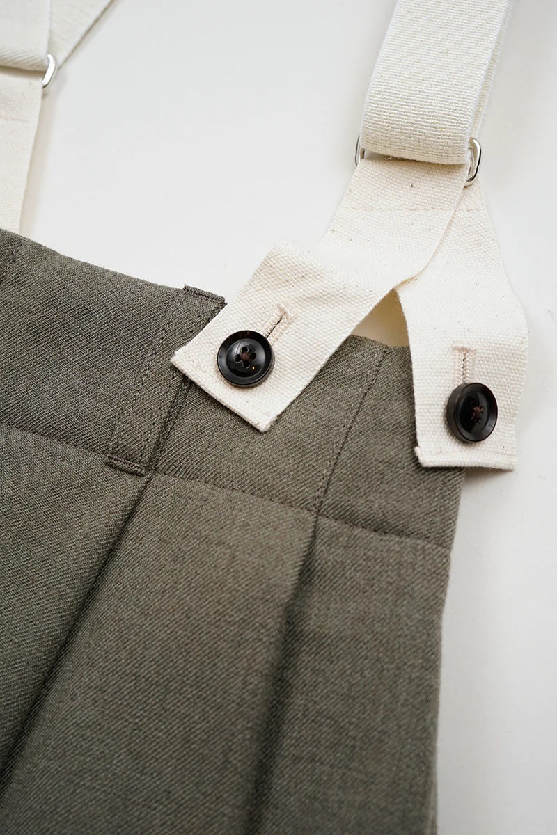 ◯ Nigel Cabourn woman - GENTLEMANS SKIRT - BROWN