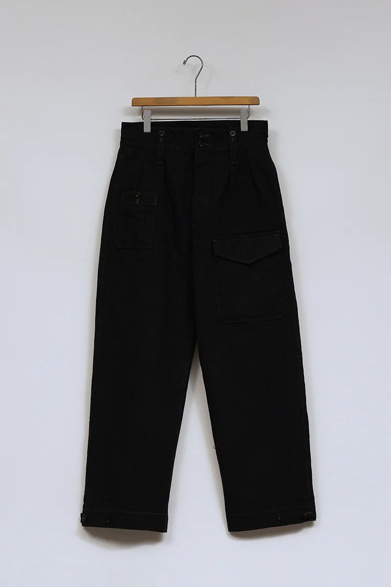 ◯ Nigel Cabourn - BRITISH ARMY PANT BK DENIM - BLACK