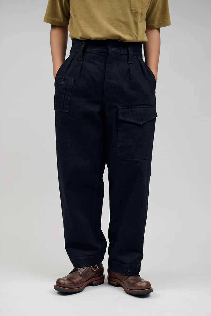 ◯ Nigel Cabourn - BRITISH ARMY PANT BK DENIM - BLACK