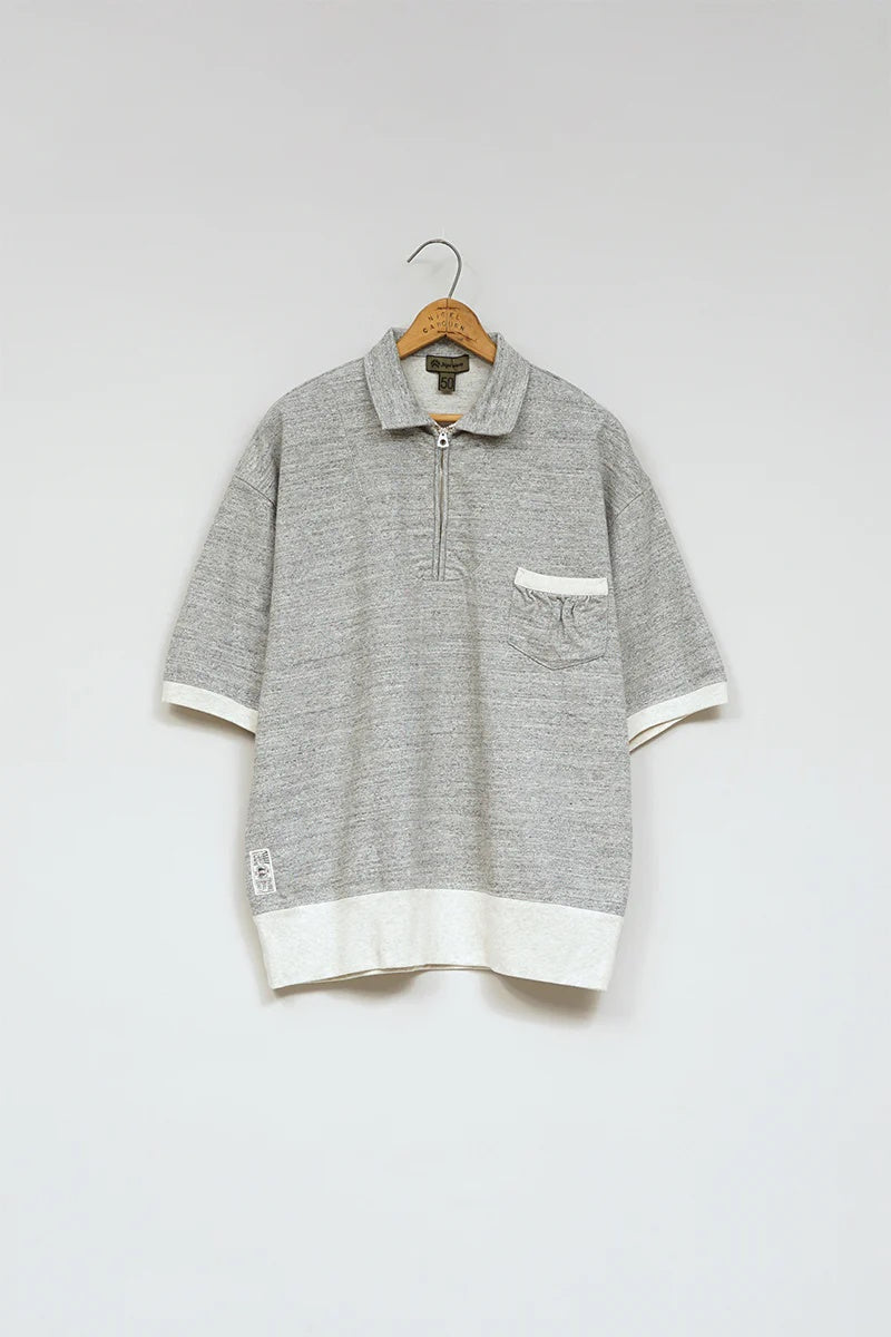 ◯ Nigel Cabourn - ZIP-UP TRANNING SHIT BUMPY - GRAY