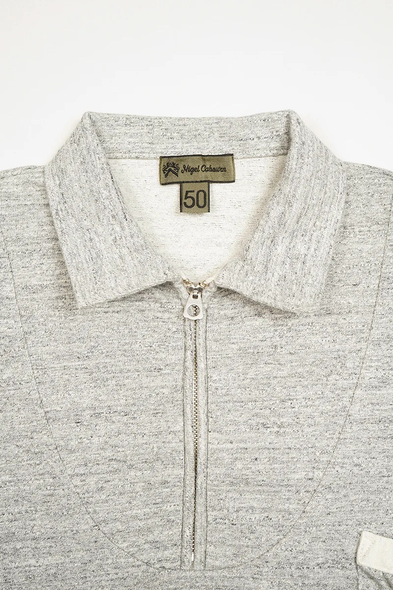 ◯ Nigel Cabourn - ZIP-UP TRANNING SHIT BUMPY - GRAY