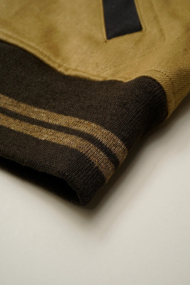 ◯ Nigel Cabourn - STADIUM JACKET HEMP DENIM - KHAKI