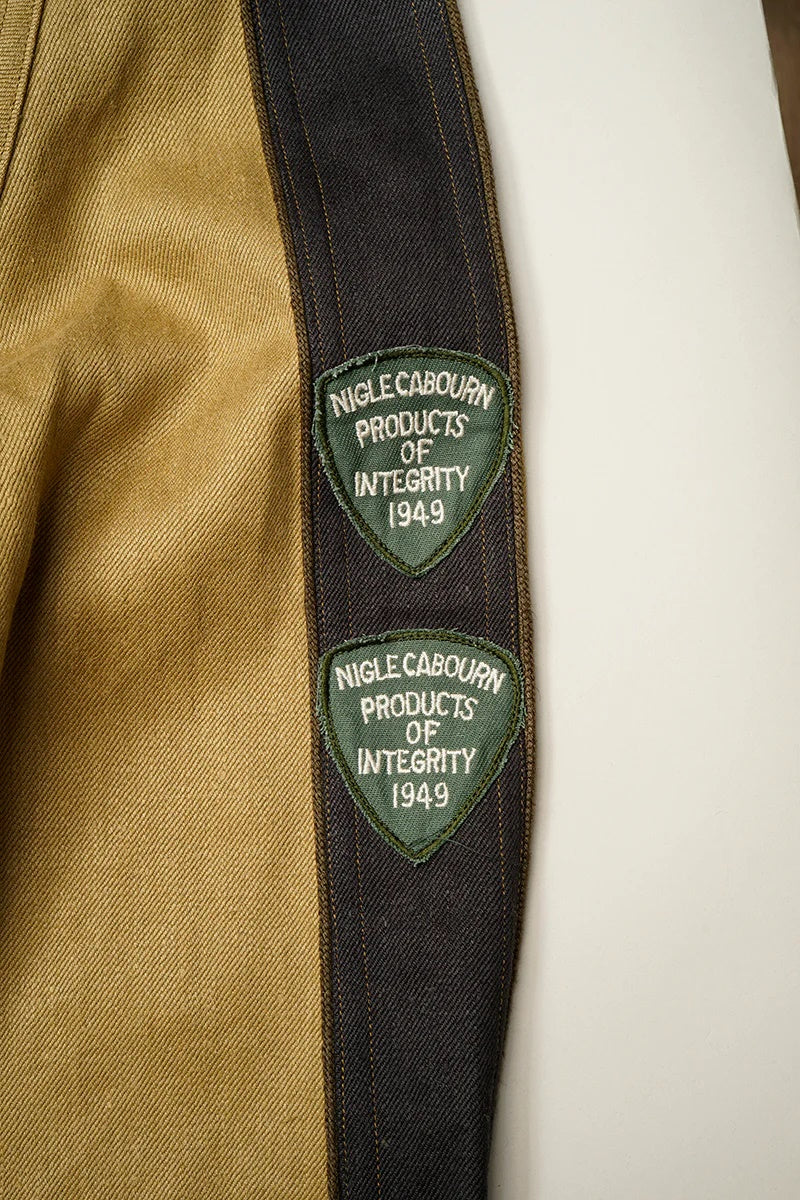 ◯ Nigel Cabourn - STADIUM JACKET HEMP DENIM - KHAKI