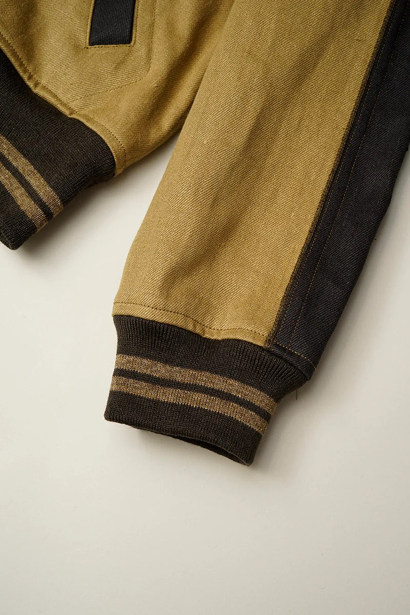 ◯ Nigel Cabourn - STADIUM JACKET HEMP DENIM - KHAKI