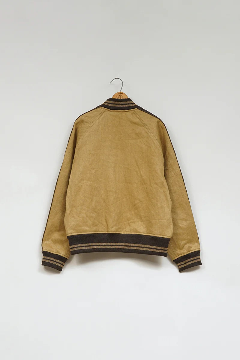 ◯ Nigel Cabourn - STADIUM JACKET HEMP DENIM - KHAKI