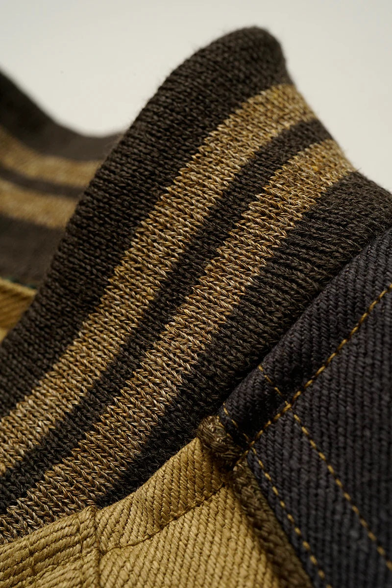 ◯ Nigel Cabourn - STADIUM JACKET HEMP DENIM - KHAKI