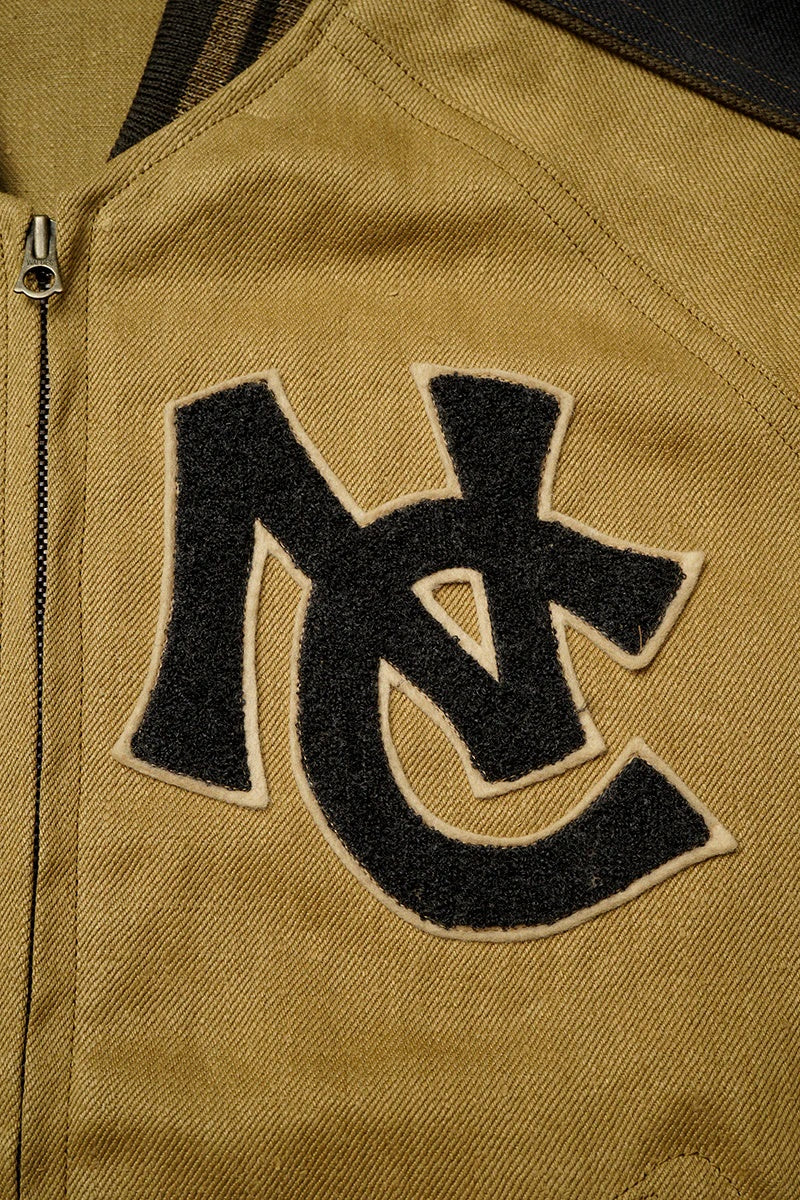 ◯ Nigel Cabourn - STADIUM JACKET HEMP DENIM - KHAKI