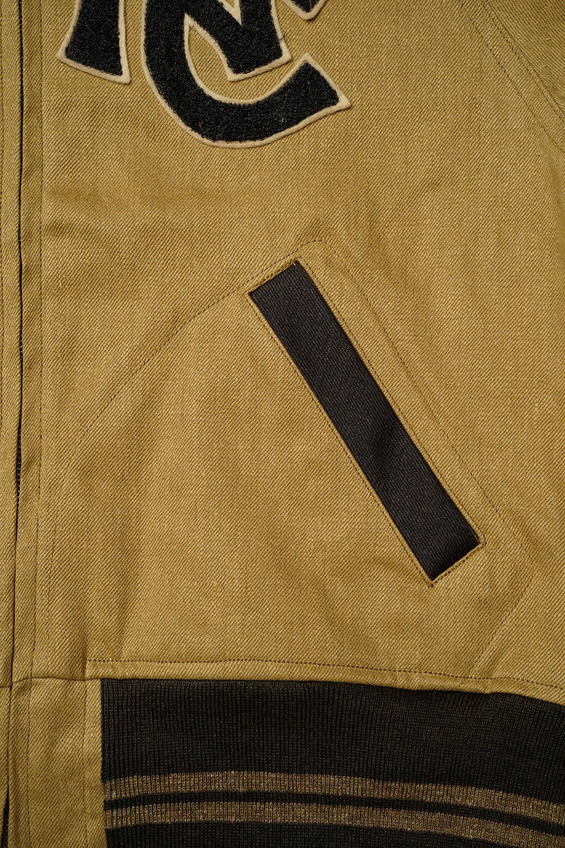 ◯ Nigel Cabourn - STADIUM JACKET HEMP DENIM - KHAKI