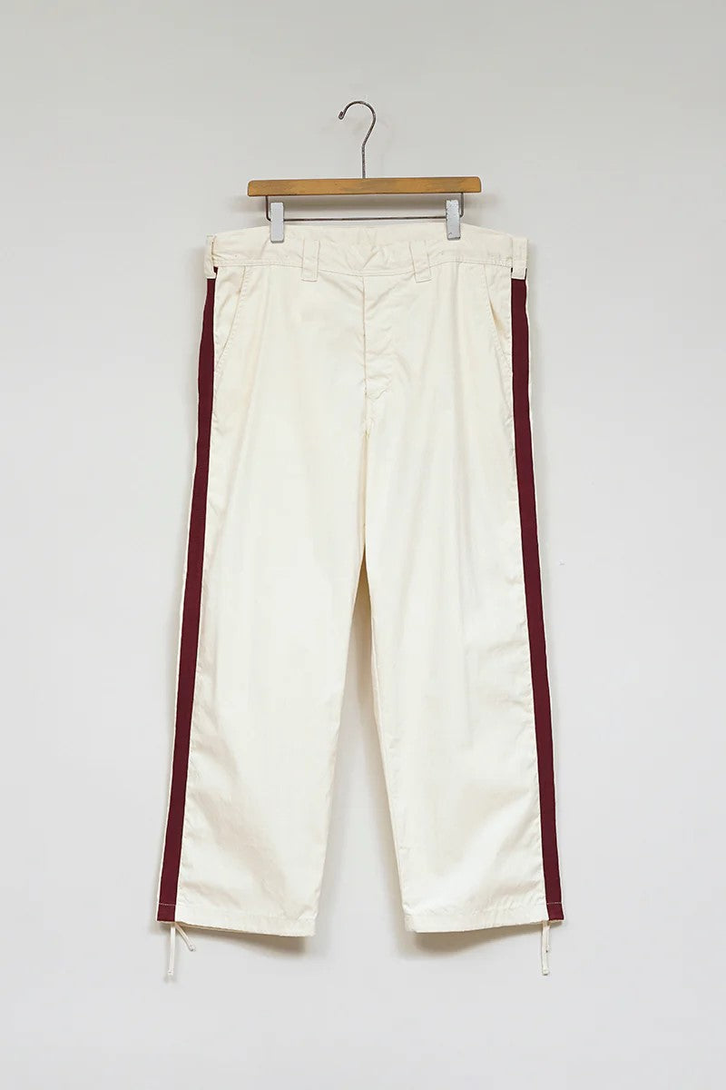 ◯ Nigel Cabourn - BASEBALL PANT C/N PIN OX - IVORY