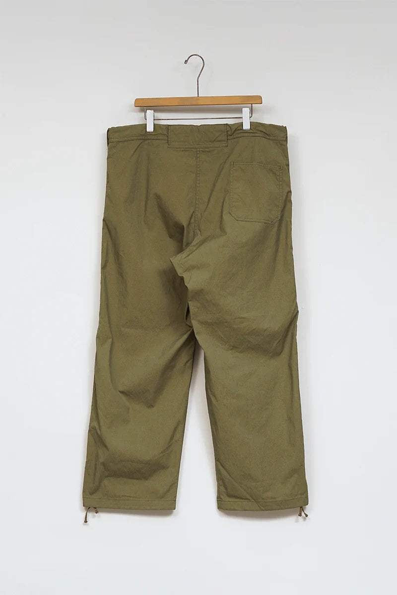◯ Nigel Cabourn - BASEBALL PANT C/N PIN OX - GREEN