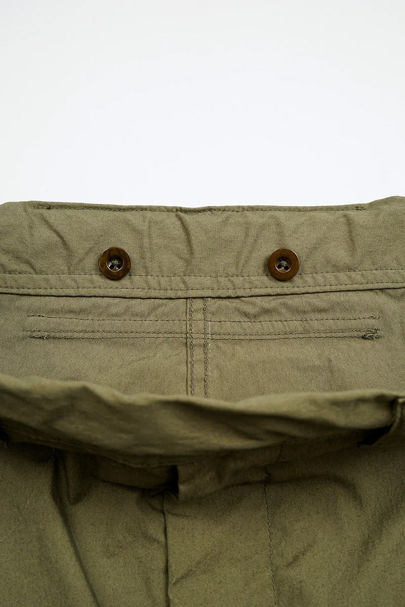 ◯ Nigel Cabourn - BASEBALL PANT C/N PIN OX - GREEN