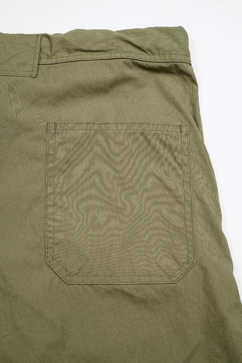 ◯ Nigel Cabourn - BASEBALL PANT C/N PIN OX - GREEN