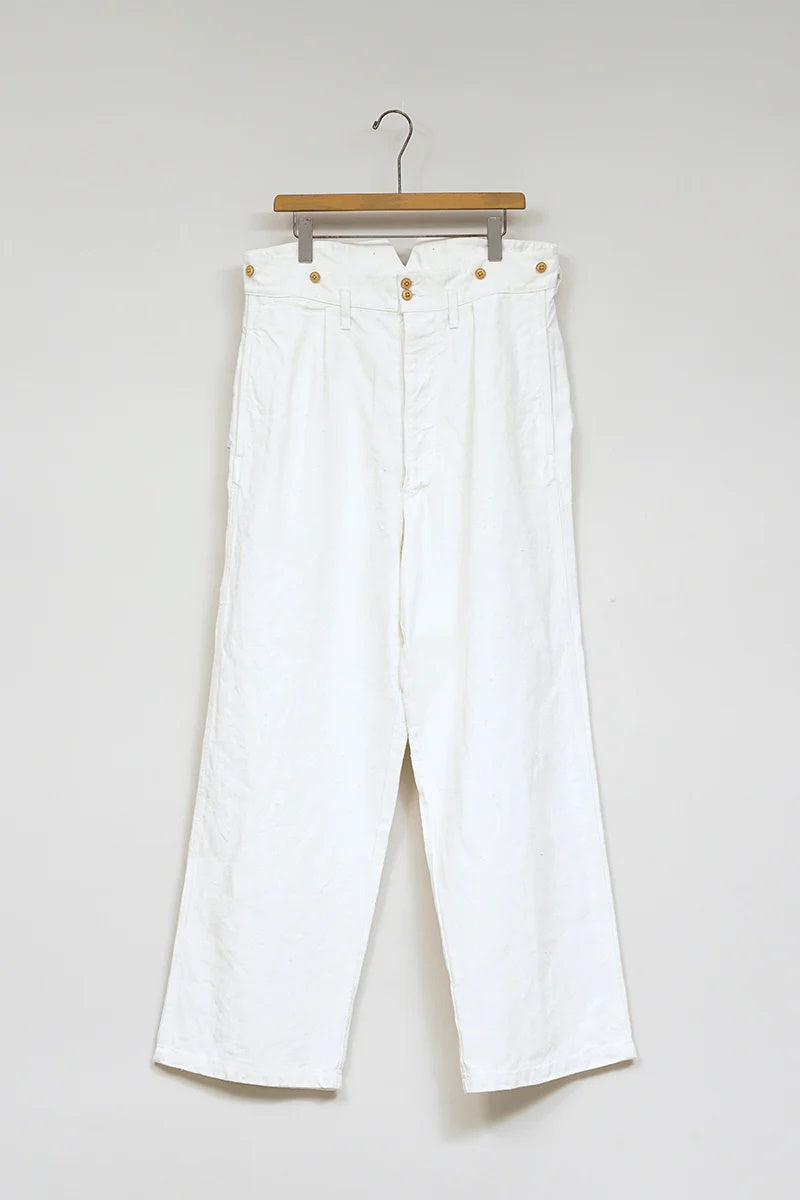 ◯ Nigel Cabourn - FRANCH WORK PT HEMP CANVAS - OFF WHITE