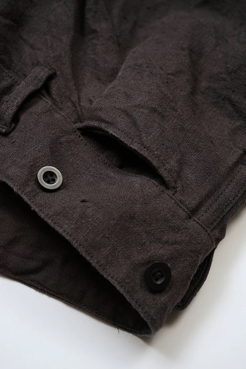 ◯ Nigel Cabourn - FRANCH WORK PT HEMP CANVAS - CHARCOAL  GRAY