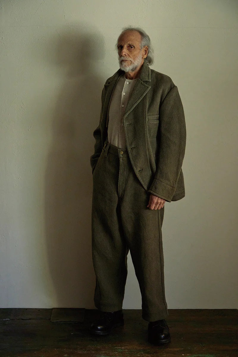 ◯ Nigel Cabourn - FIREMAN JK HEMP COTTON - DARK GREEN