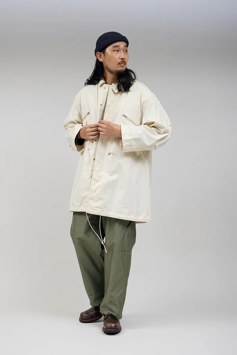 ◯ Nigel Cabourn - 50s SHELL COAT C/N PIN OX - IVORY