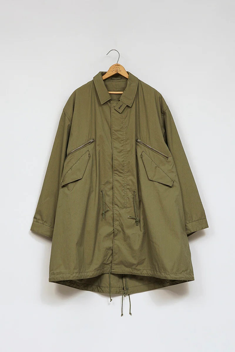 ◯ Nigel Cabourn - 50s SHELL COAT C/N PIN OX - GREEN