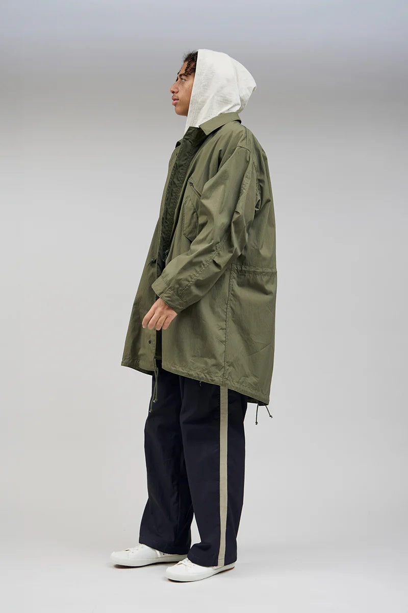 ◯ Nigel Cabourn - 50s SHELL COAT C/N PIN OX - GREEN